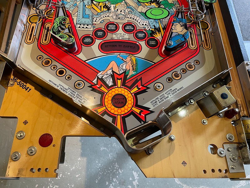 Bally AFM old playfield