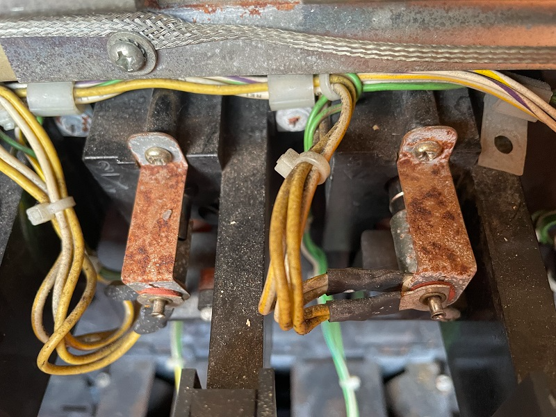 Williams Badcats coin door rust
