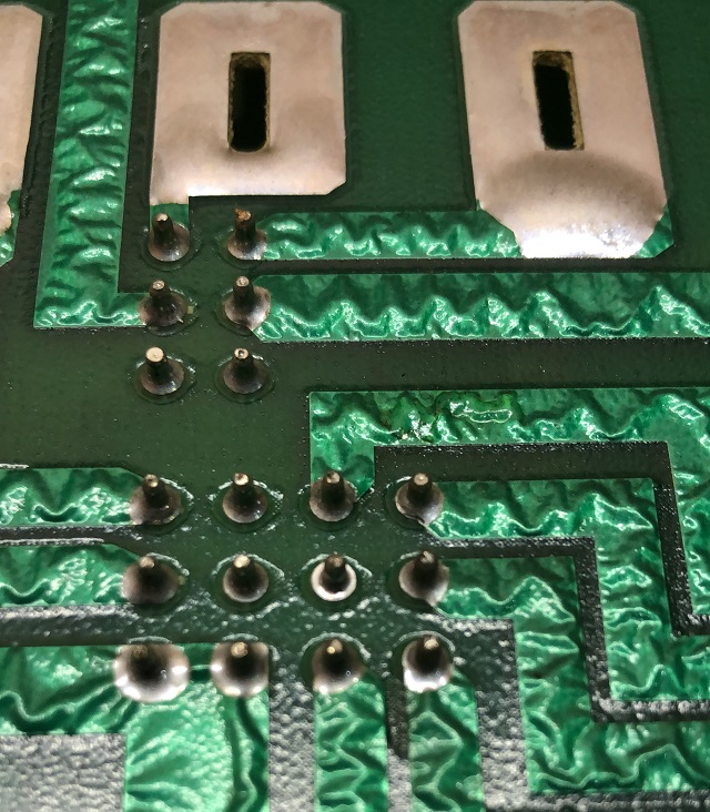 Blackout cracked solder