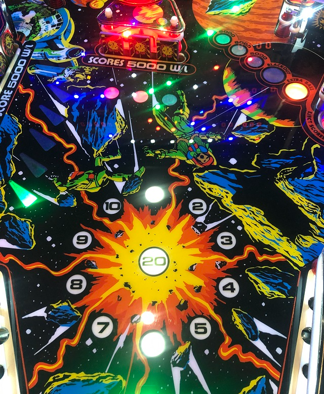 Blackout playfield protector colors