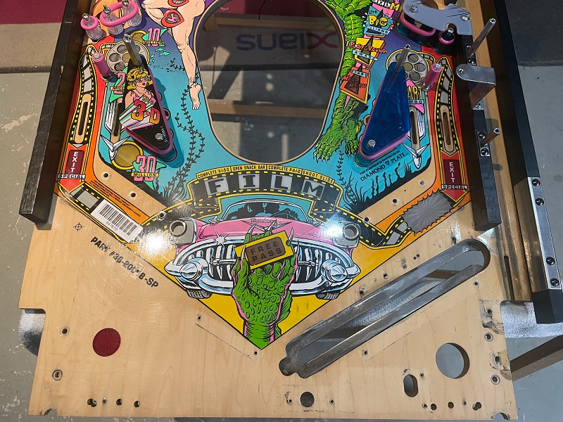 Bally CFTBL playfield cleanup 1