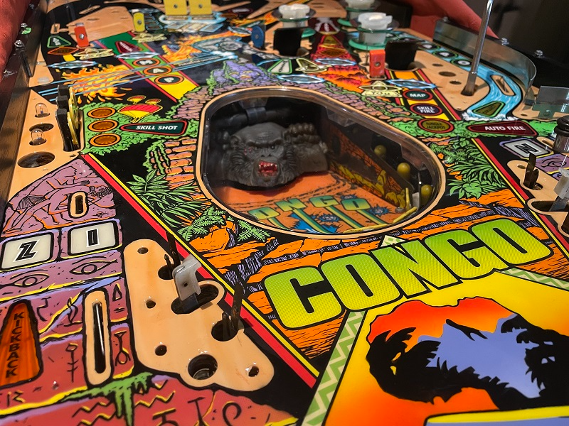 Williams congo clearcoated playfield build up 1