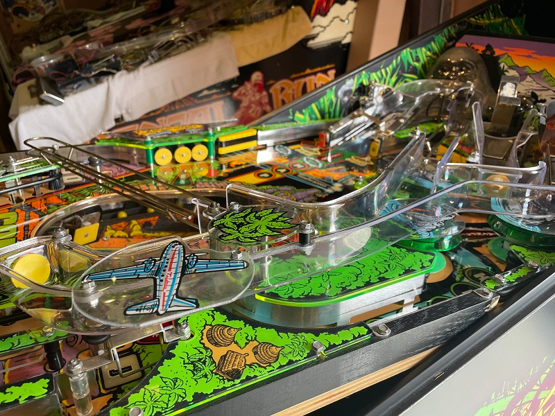 Williams congo clearcoated playfield build up 5