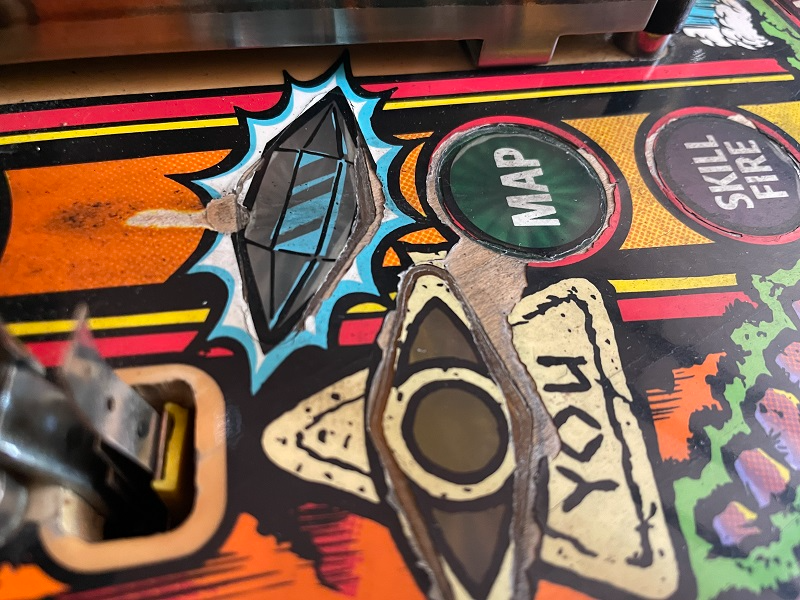 Williams congo playfield damage 1