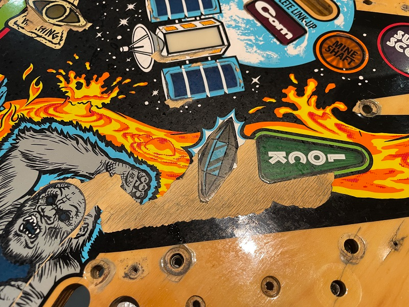 Williams congo playfield damage 6