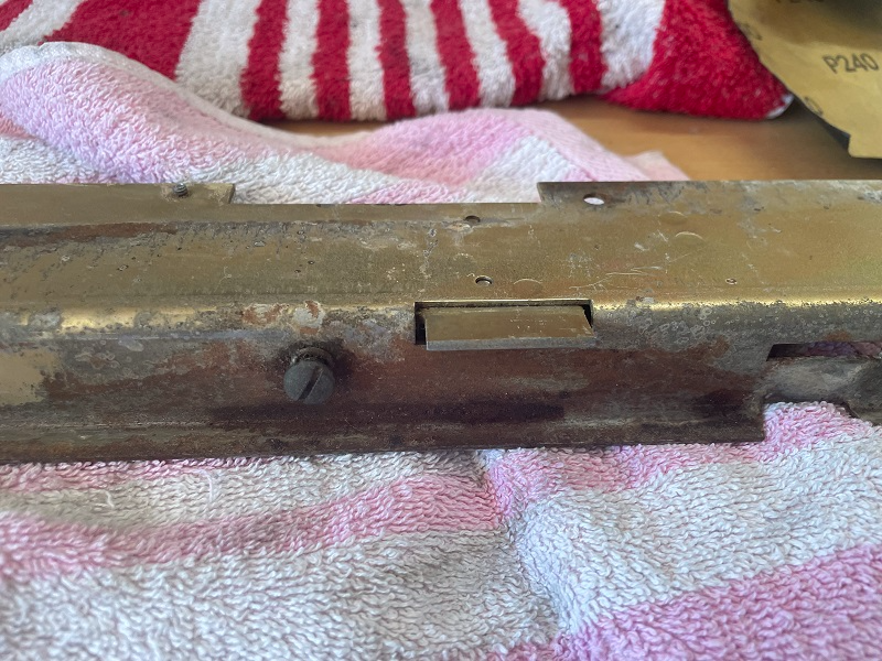 Williams F14 lockbar roest