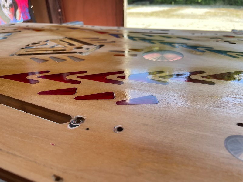 Williams F14 playfield clearcoat inserts