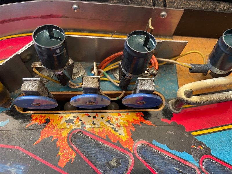 Williams F14 playfield flashers bedrading