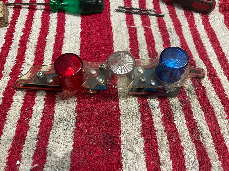 Williams F14 playfield flashers plastic old
