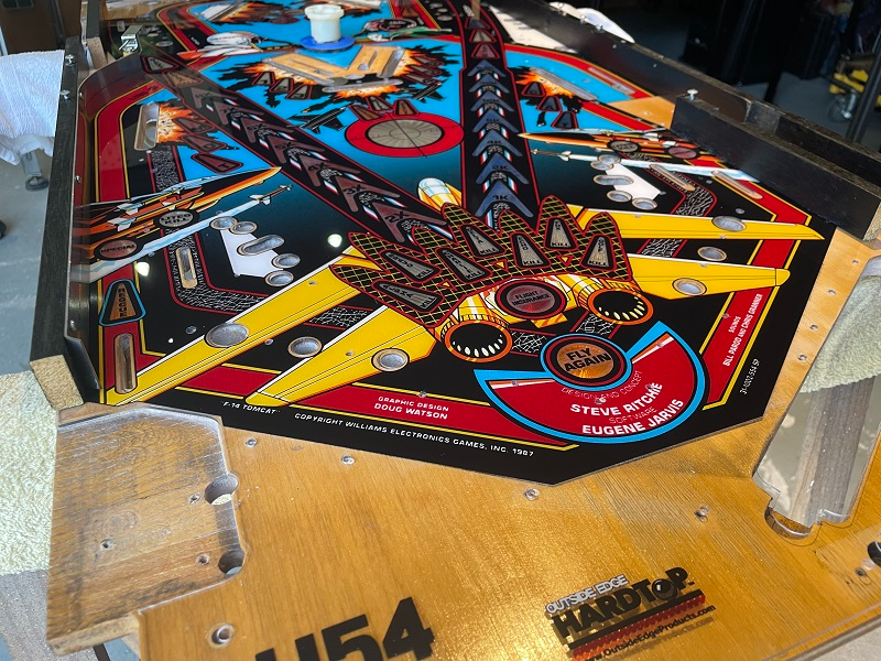 Williams F14 playfield hardtop