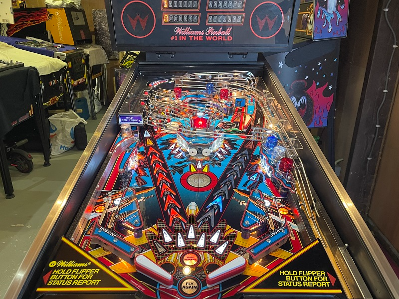 Williams F14 playfield ready
