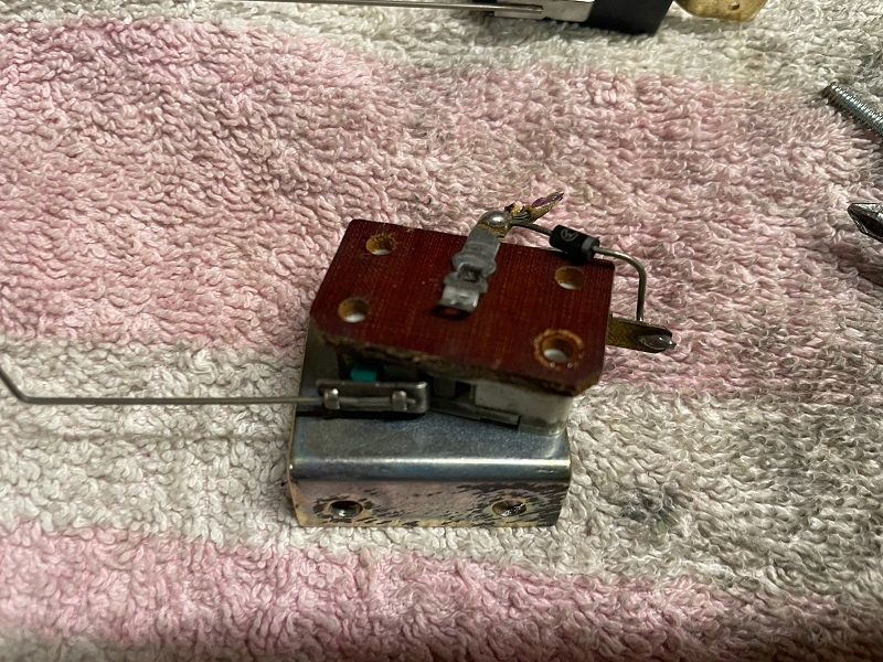 Williams F14 playfield switch replaced
