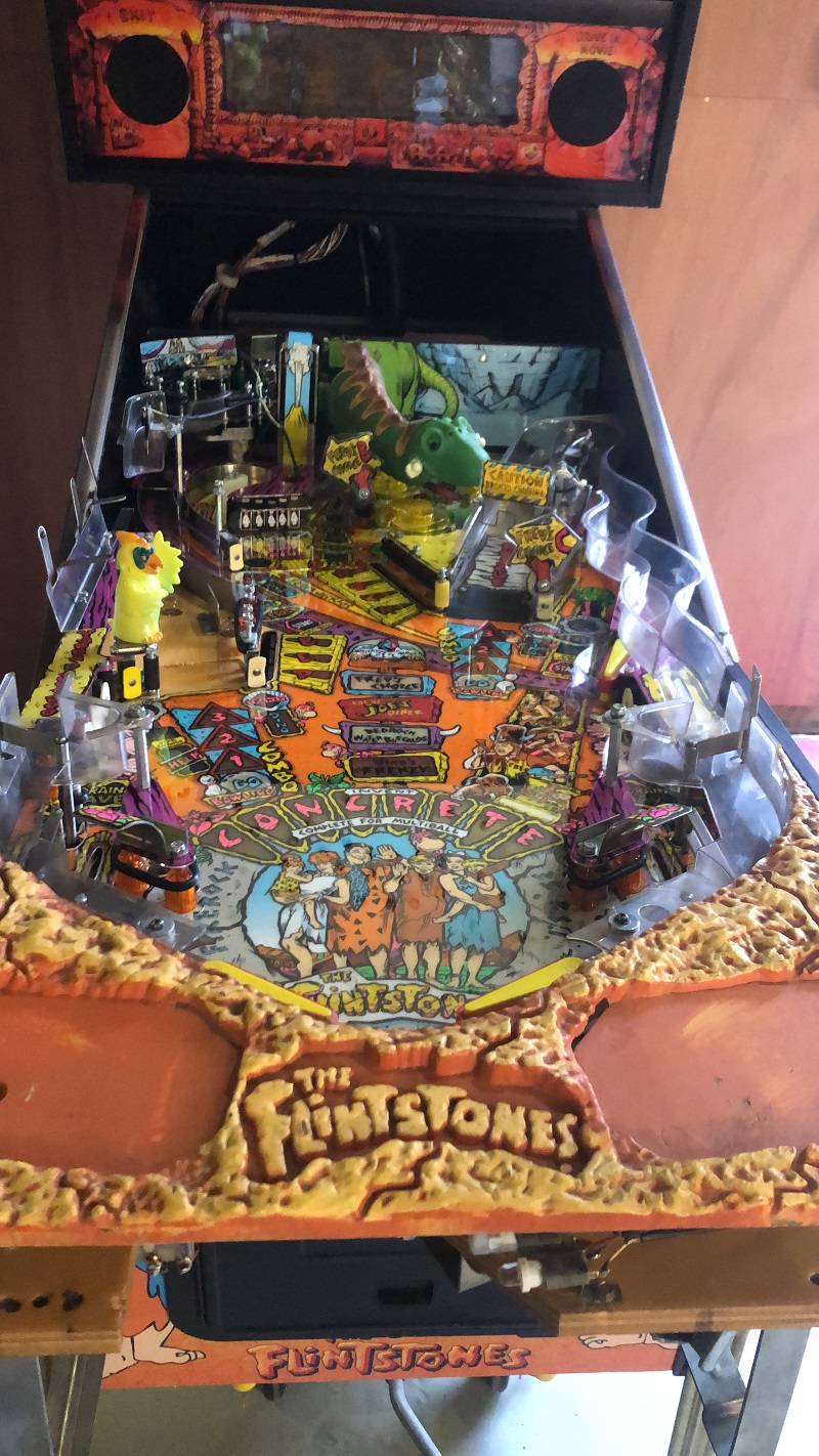 Flintstones playfield back
