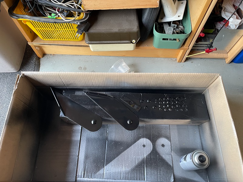Williams funhouse head hardware after paint
