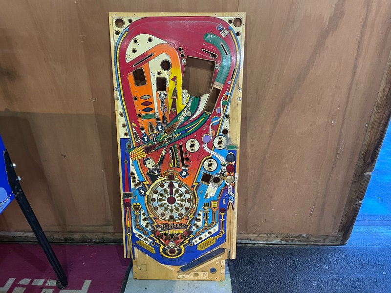 Williams funhouse playfield empty