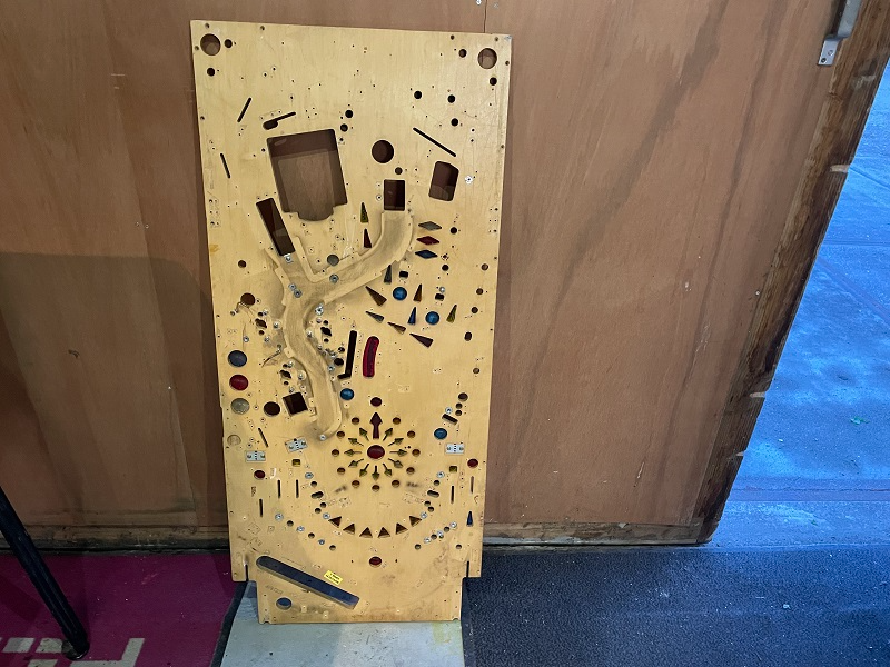 Williams funhouse playfield underside empty