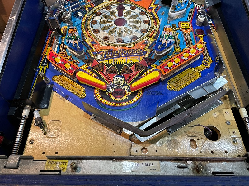 Williams funhouse speelveld leeghalen
