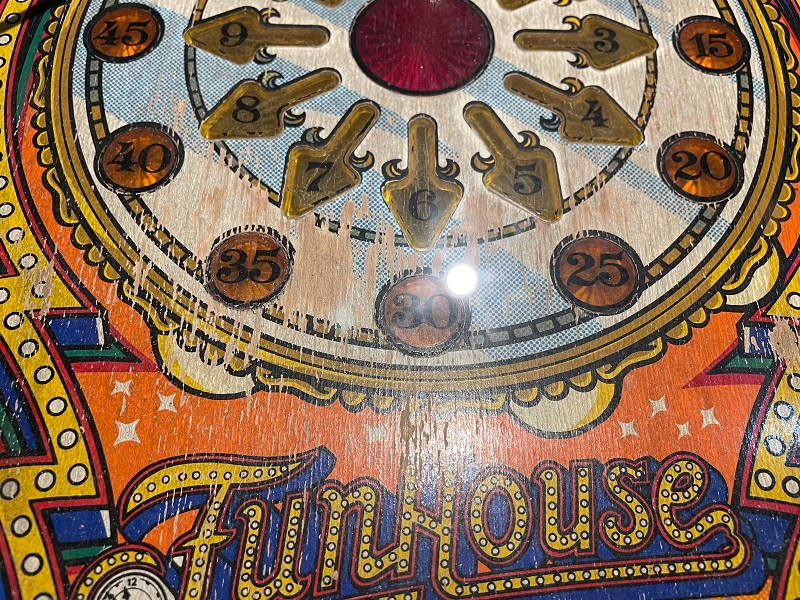 Williams funhouse versleten playfield