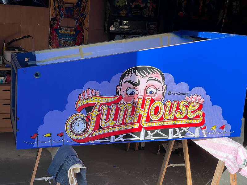 Funhouse cab decals right