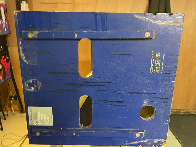 Funhouse cabinet backside