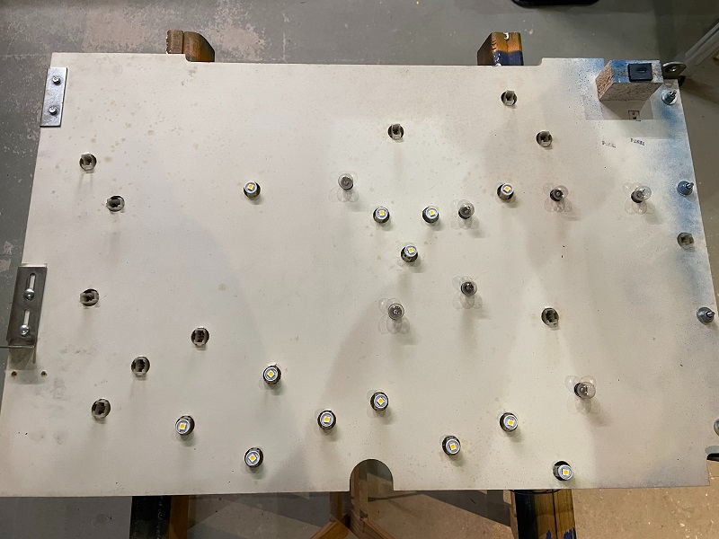 Funhouse lamp panel dirt