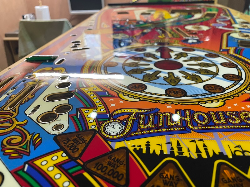 Funhouse speelveld clearcoat