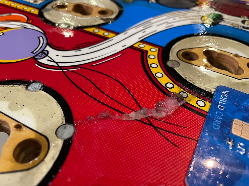 Funhouse speelveld lijm