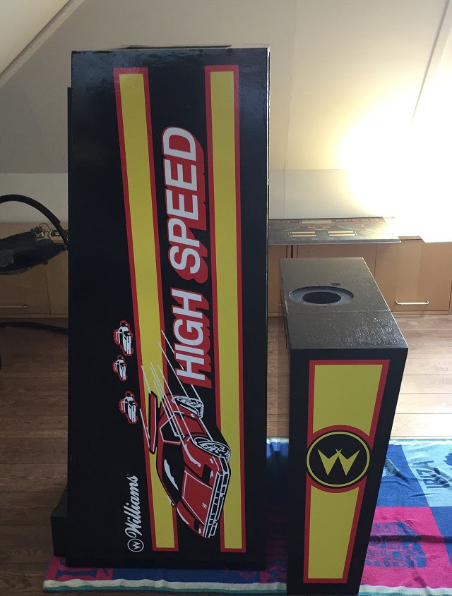 High Speed cabinet decals