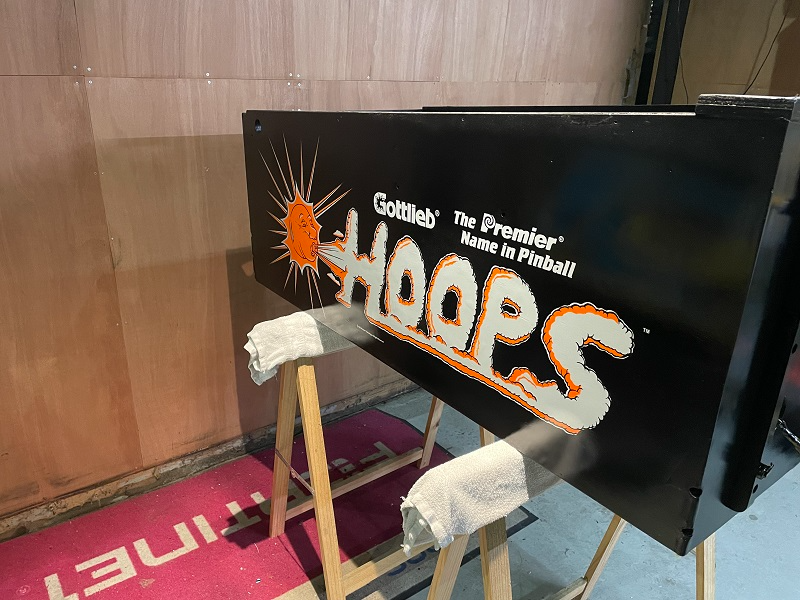 Gottlieb Hoops cabinet clear