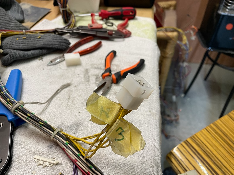 Addams Family pinball new GI connector
