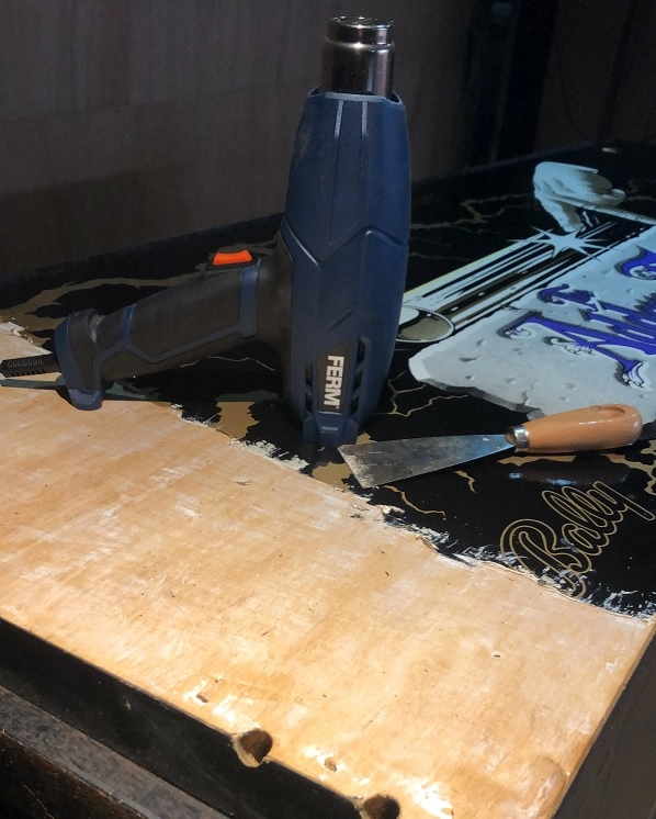 TAFG decals verwijderen