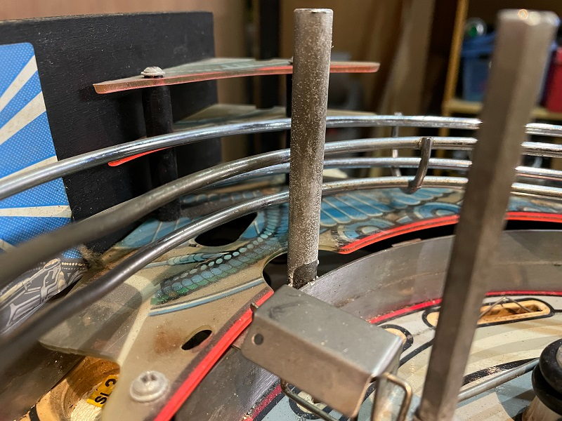 Williams Terminator 2 playfield corroded