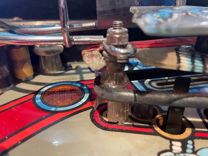 Williams Terminator 2 playfield posts broken