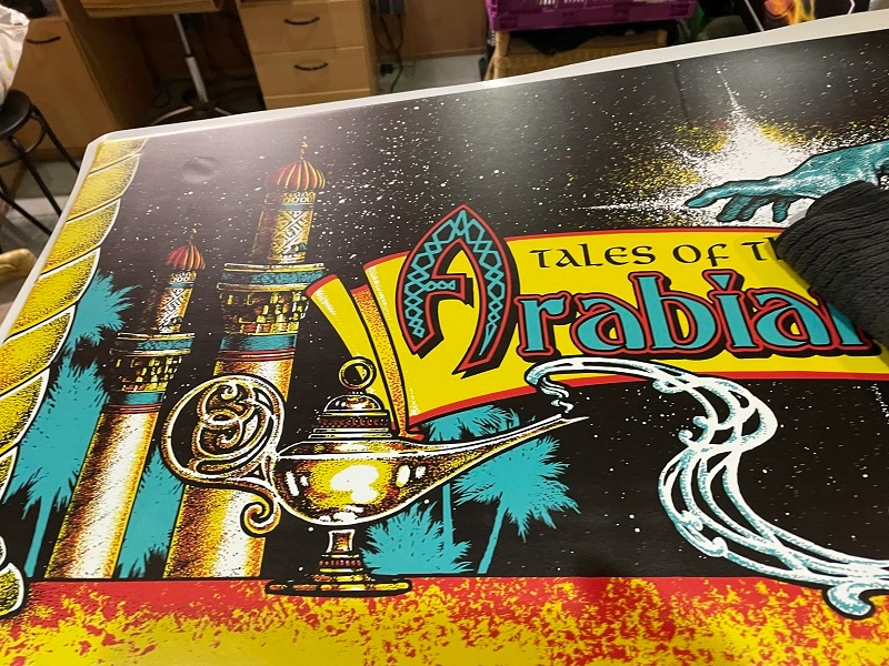 Williams totan cab decal plakken