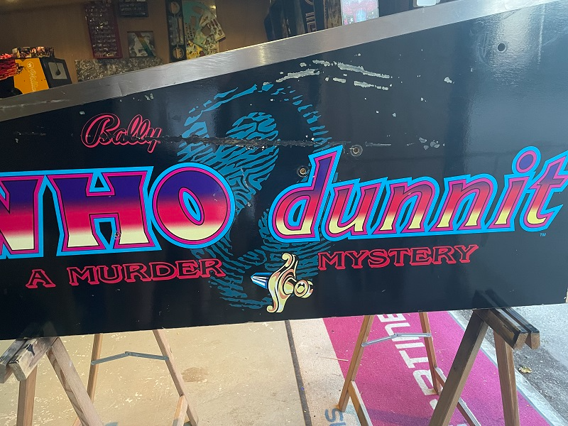 Bally WhoDunnit cab damage