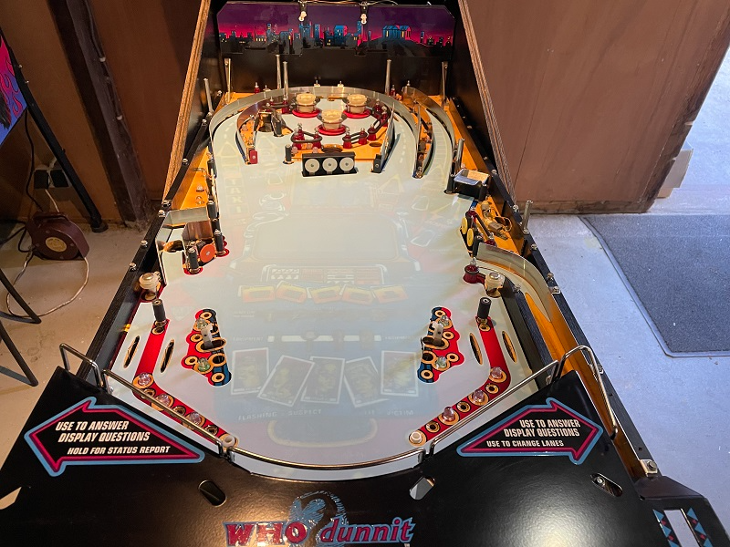 Bally WhoDunnit playfield protector